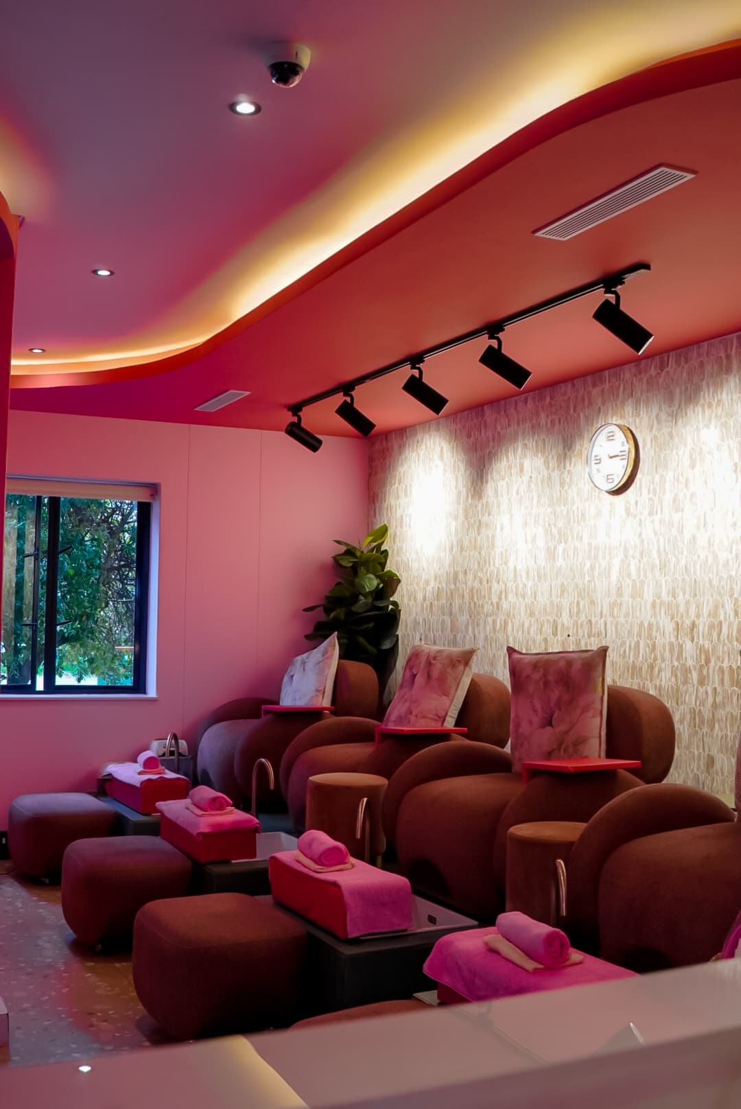 The Pink Room Beauty Co salon lounge