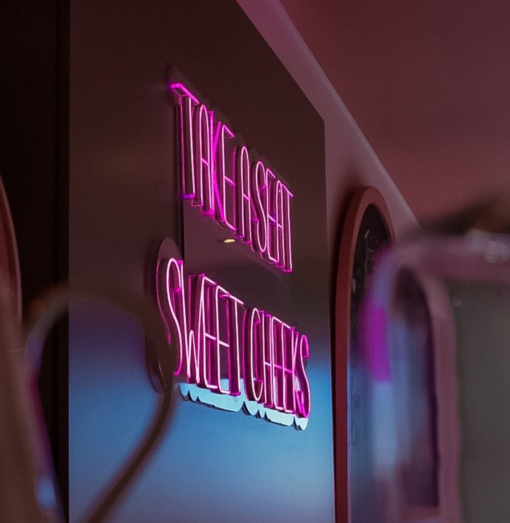 Neon Pink Sign.